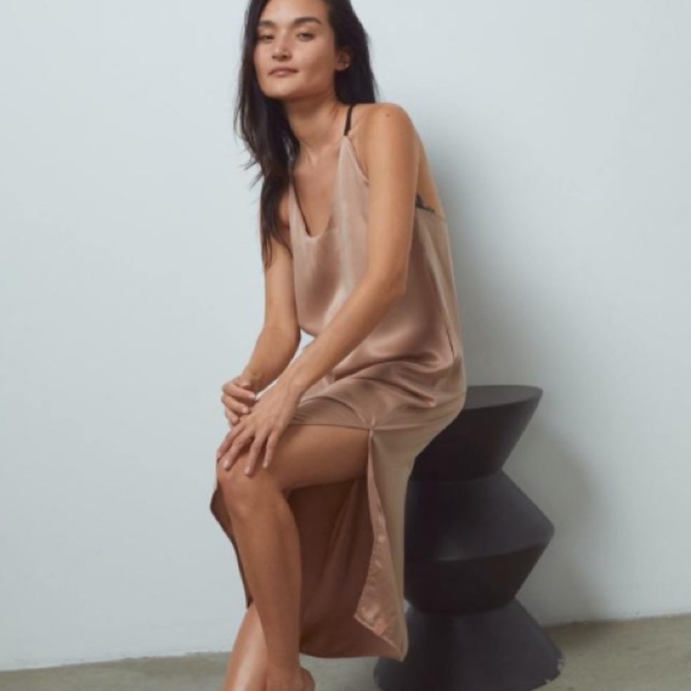 Lunya washable bias silk slip dress size XS - Picture 4 of 15